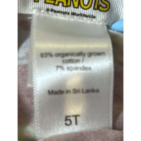 Bedhead Peanuts Christmas Pajama Sets Brown 5T Charlie Brown Snoopy Festive Soft - Picture 9 of 11